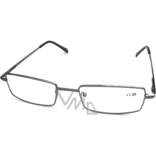 Berkeley Čtecí dioptrické brýle tmavé hranaté +4 CB01 1 kus