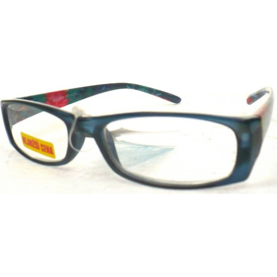 Berkeley Čtecí dioptrické brýle modré květy +2,50 CB01 1 kus