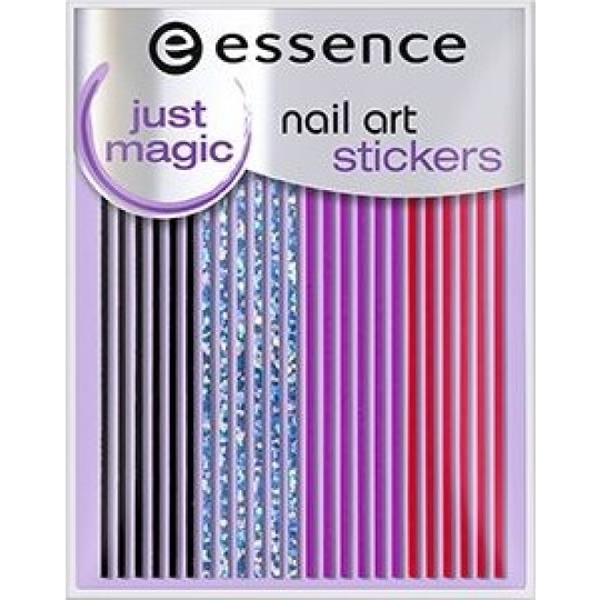 Essence Nail Art Sticker nálepky na nehty 09 Just Magic 1 aršík