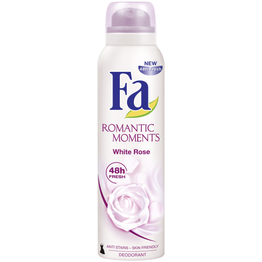 Fa Romantic White Rose deodorant sprej pro ženy 150 ml