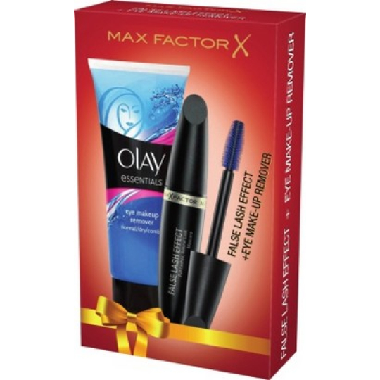 Max Factor False Lash Effect řasenka 13 ml + odličovač očí Olay 100 ml, kosmetická sada