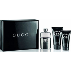 Gucci Guilty pour Homme toaletní voda 50 ml + balzám po holení 50 ml + sprchový gel 50 ml, dárková sada