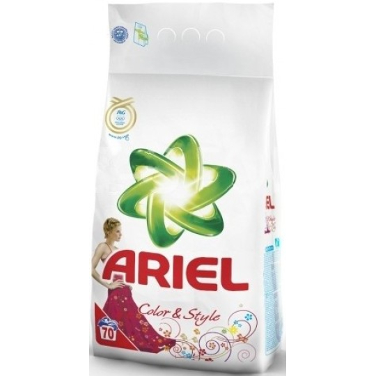 Ariel Color & Style prací prášek na barevné prádlo 70 dávek 7 kg