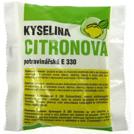 Kyselina citrónová do potravin E 330 osvědčený přípravek pro domácnost 100 g