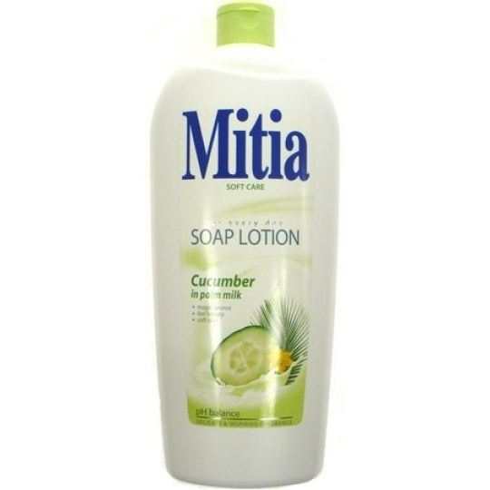 Mitia Cucumber in Palm milk krémové tekuté mýdlo náhradní náplň 1 l
