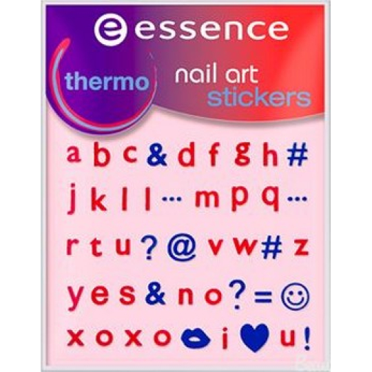 Essence Nail Art Sticker nálepky na nehty 14 Thermo 1 aršík
