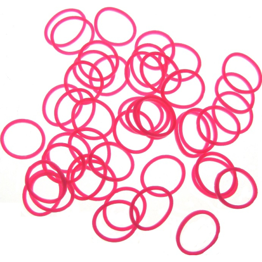Loom Bands gumičky na pletení náramků Neon růžová 200 kusů