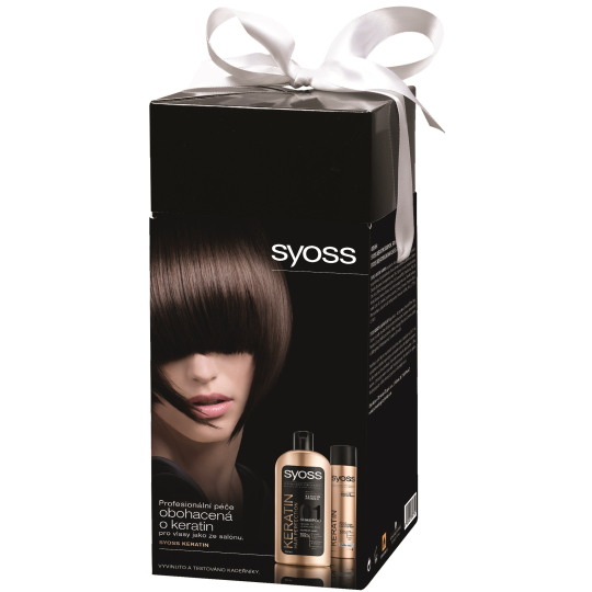 Syoss Keratin Hair Perfection šampon 500 ml + lak na vlasy 300 ml, kosmetická sada