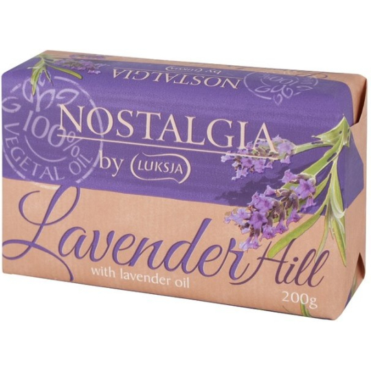 Luksja Nostalgia Lavender Hill toaletní mýdlo 200 g