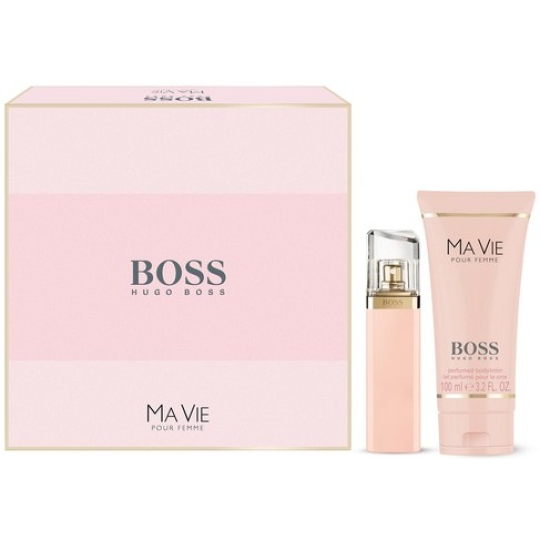 Hugo Boss Ma Vie pour Femme parfémovaná voda 50 ml + tělové mléko 100 ml, dárková sada
