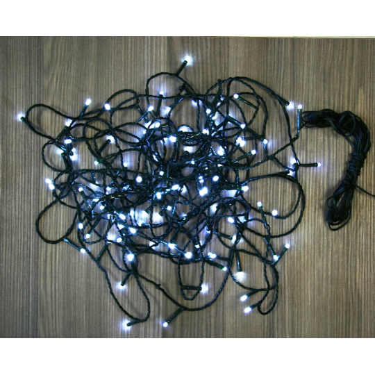 Emos Osvětlení vánoční 12 m, 120 LED bílá + 5 m přívodní kabel