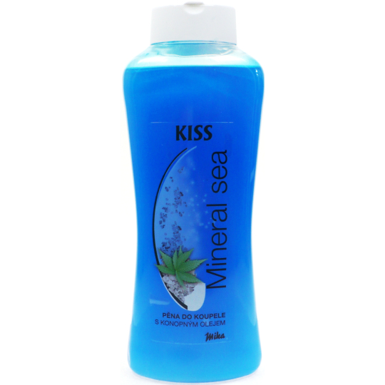 Mika Kiss Mineral s konopným olejem Sea pěna koupele 1 l