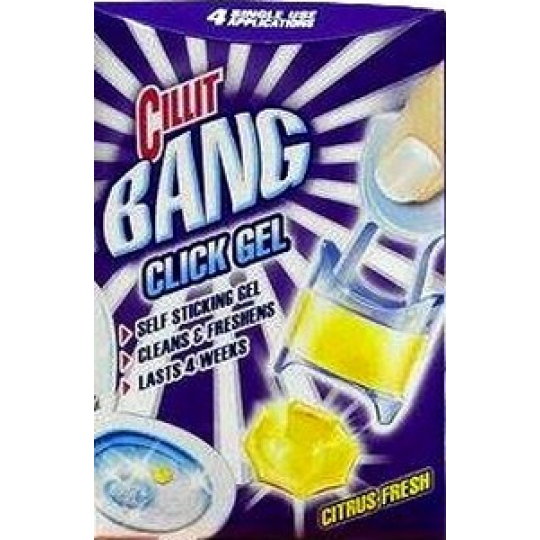 Cillit Bang Click Gel Citrus Fresh gelový čistič Wc 4 x 5 g