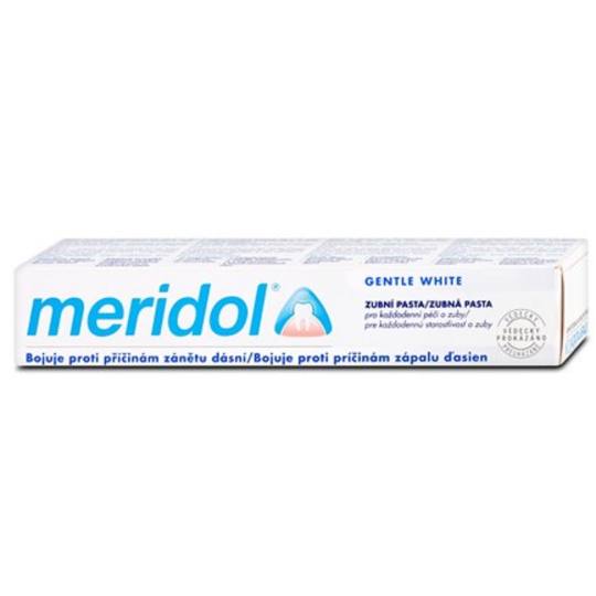Meridol Gentle White zubní pasta proti příčinám zánětu dásní 75 ml