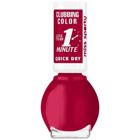 Miss Sporty Clubbing Color lak na nehty 130 Red Fever 7 ml