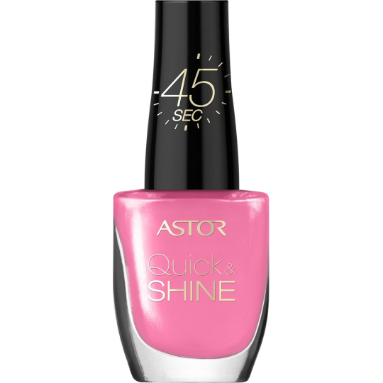Astor Quick & Shine Nail Polish lak na nehty 202 Im In The Pink 8 ml