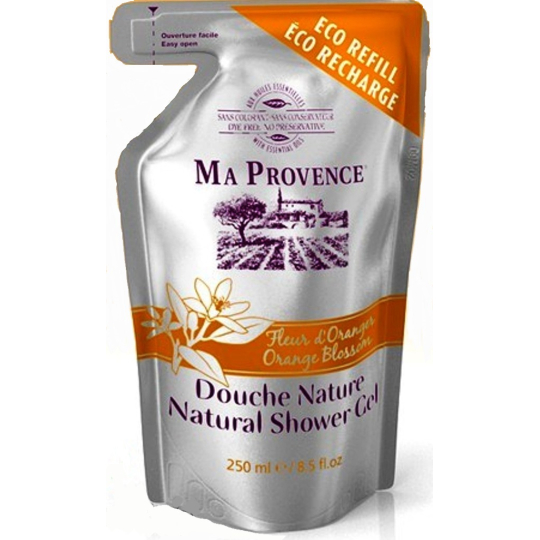 Ma Provence Bio Pomerančové květy sprchový gel náhradní náplň 250 ml