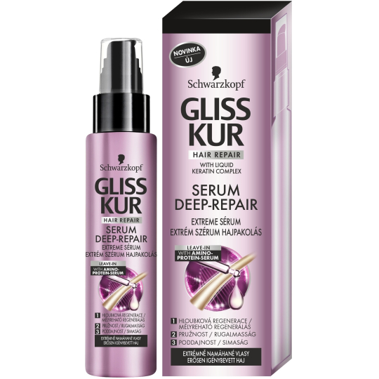 Gliss Kur Serum Deep Repair Extreme sérum pro extrémně namáhané vlasy 100 ml