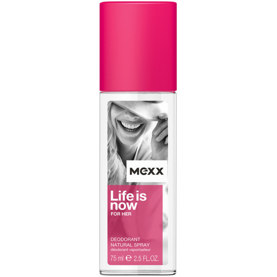 Mexx Life Is Now for Her parfémovaný deodorant sklo 75 ml