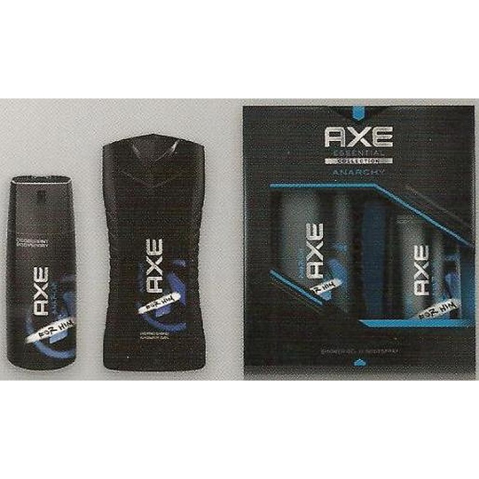 Axe Anarchy for Him deodorant sprej pro muže 150 ml + sprchový gel 250 ml, kosmetická sada