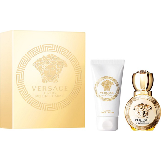 Versace Eros pour Femme parfémovaná voda pro ženy 30 ml + tělové mléko 50 ml, dárková sada