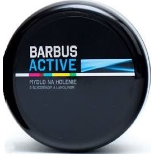 Barbus Active Man mýdlo na holení s glycerínem a lanolínem 150 g