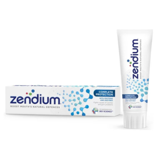 Zendium Complete Protection zubní pasta pro přirozeně silné zuby, zdravější dásně a méně plaku 75 ml