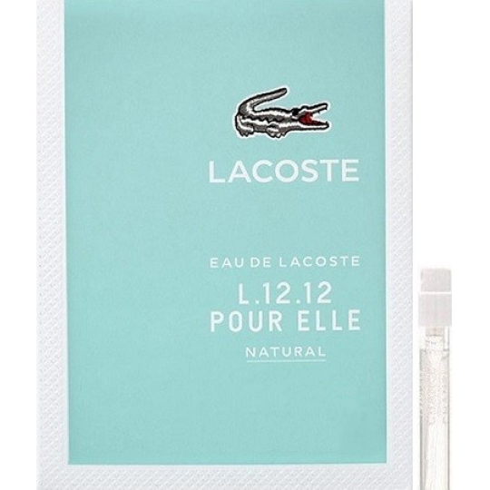 Lacoste Eau de Lacoste L.12.12 Pour Elle Natural toaletní voda pro ženy 1,5 ml s rozprašovačem, vialka
