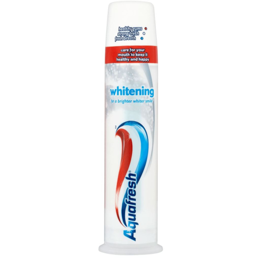 Aquafresh Whitening zubní pasta dávkovač 100 ml