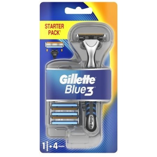 Gillette Blue 3 holicí strojek + náhradní hlavice pro muže 3 kusy