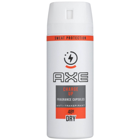 Axe Charge Up antiperspirant deodorant sprej pro muže 150 ml