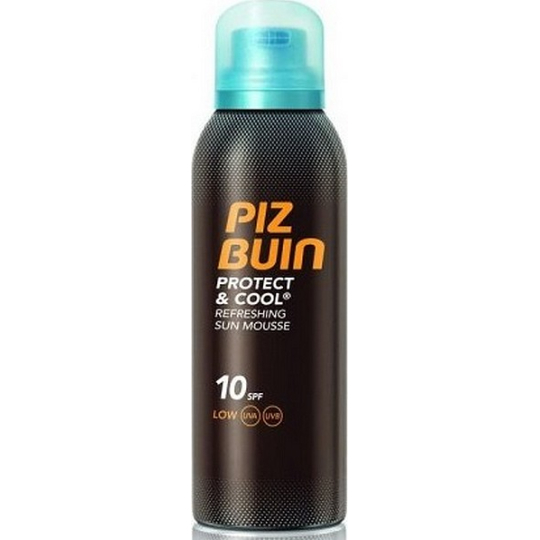 Piz Buin Protect & Cool Refreshing Sun Mousse SPF10 pěna na opalování 150 ml