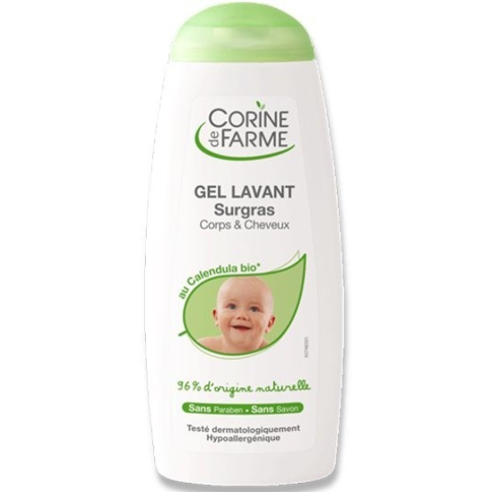 Corine de Farme Baby 2v1 hydratační mycí sprchový gel 250 ml