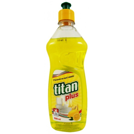 Titan Plus CitronUniverzál na nádobí pohlcuje nepříjemné pachy 500 ml