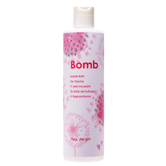 Bomb Cosmetics Pink Amour Přírodní, ručně vyrobena koupelová pěna 300 ml