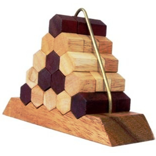 Albi Hlavolam Beehive Pyramid, Dřevěný designový hlavolam