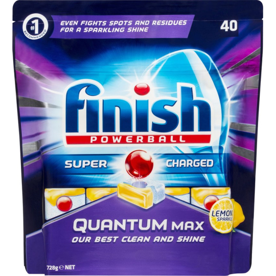 Finish Quantum Max Lemon tablety do myčky 40 kusů