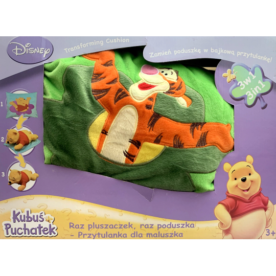 Disney Medvídek Pú 3v1 polštářek, podložka a plyšová hračka 43 x 32 cm různé druhy