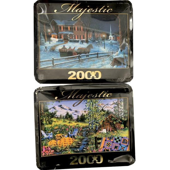 EP Line Puzzle v kovovém boxu 2000 dílků různé druhy, doporučený věk 12+